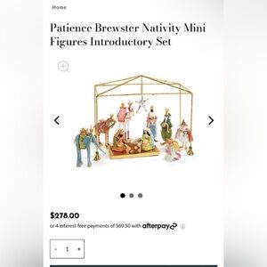 Mackenzie-Childs Nativity Mini Figures Set